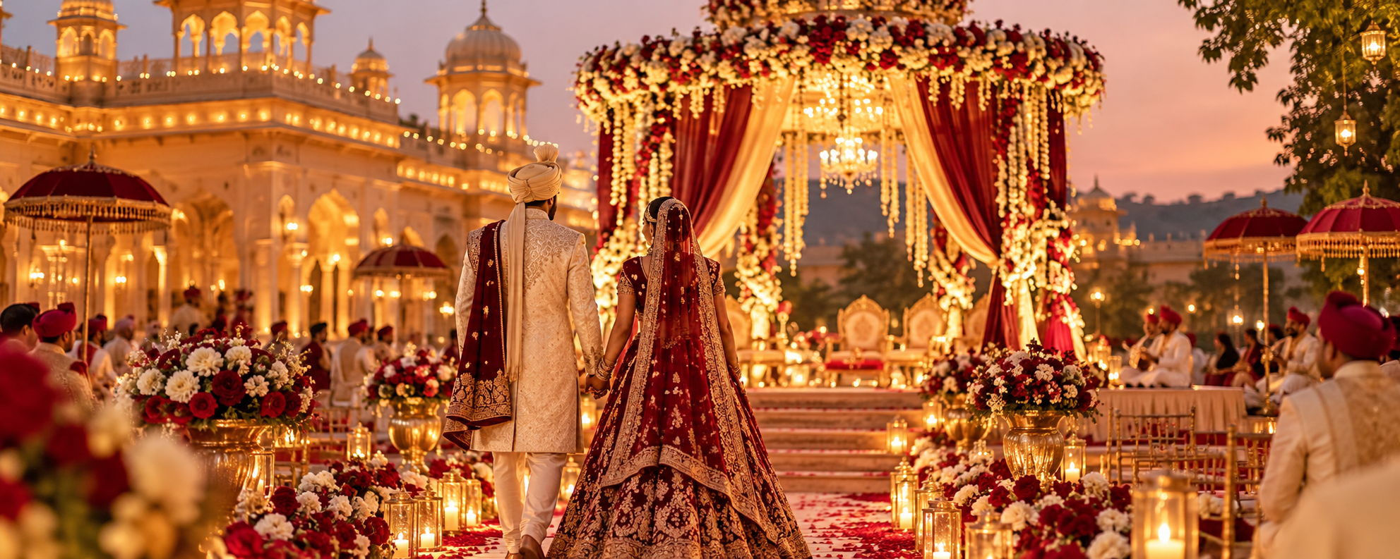Royal Indian wedding celebration
